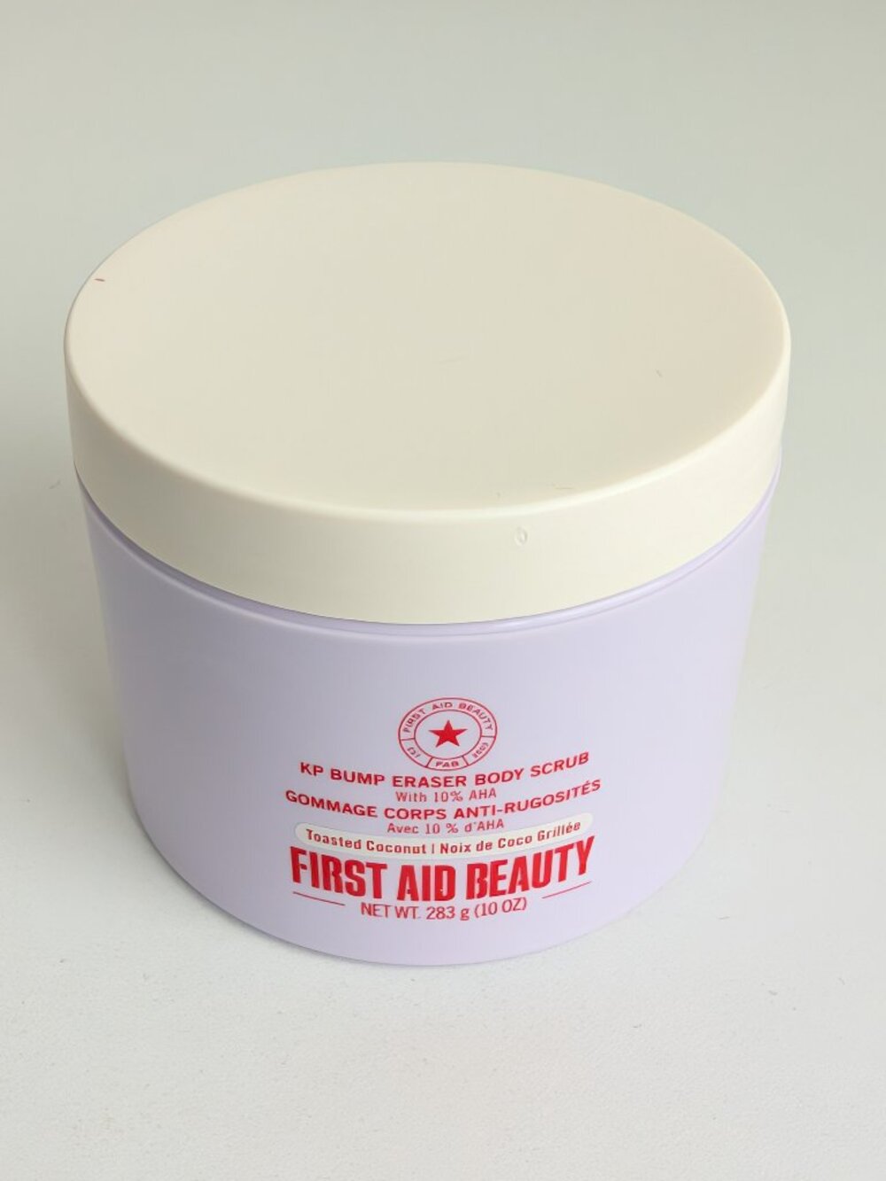 First Aid Beauty KP Bump Eraser Body Scrub Large 10 oz Toasted Coconut SEALED